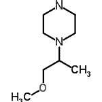 CAS#: 682802-89-7， 1-(1-Methoxy-2-propanyl)piperazine