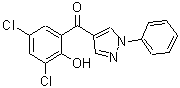 CAS#: 68287-74-1， (3,5-Dichloro-2-hydroxyphenyl)(1-phenyl-1H-pyrazol-4-yl)methanone