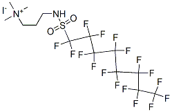 CAS#: 68310-75-8， [3-[[(Heptadecafluorooctyl)Sulphonyl]Amino]Propyl]Trimethylammonium Iodide