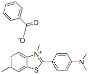 CAS#: 68310-89-4， 2-[4-(Dimethylamino)Phenyl]-3,6-Dimethylbenzothiazolium Benzoate