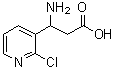CAS#: 683219-98-9， 3-amino-3-(2-chloro-3-pyridyl)propanoic acid