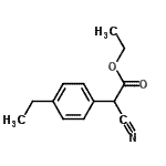 CAS#: 683220-27-1， Ethyl cyano(4-ethylphenyl)acetate