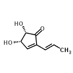 CAS#: 683276-29-1， (4S,5S)-4,5-Dihydroxy-2-[(1E)-1-propen-1-yl]-2-cyclopenten-1-one