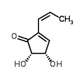 CAS#: 683276-32-6， (4S,5S)-4,5-Dihydroxy-2-[(1Z)-1-propen-1-yl]-2-cyclopenten-1-one