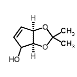 CAS#: 683276-44-0， (3aS,6aR)-2,2-Dimethyl-4,6a-dihydro-3aH-cyclopenta[d][1,3]dioxol-4-ol