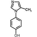 CAS 登录号：68337-62-2， 4-(5-甲基-1H-咪唑-1-基)苯酚