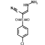 CAS#: 68342-62-1， (2E)-2-[(4-Chlorophenyl)sulfonyl]-3-hydrazinoacrylonitrile