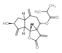 CAS#: 68370-46-7， 2-Methylpropionic Acid [(3aR,6abeta,9abeta,9balpha)-Dodecahydro-8alpha-Hydroxy-3,6,9-Tris(Methylene)-2-Oxoazuleno[4,5-b]Furan-4beta-Yl] Ester