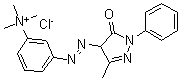 CAS#: 68391-31-1， 3-[2-(4,5-Dihydro-3-Methyl-5-Oxo-1-Phenyl-1H-Pyrazol-4-Yl)Diazenyl]-N,N,N-Trimethyl-Benzenaminium Chloride (1:1)