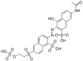 CAS#: 68399-89-3， 2-[[6-Acetamido-1-Hydroxy-3-Sulpho-2-Naphthyl]Azo]-6-[[2-(Sulphooxy)Ethyl]Sulphonyl]Naphthalene-1-Sulphonic Acid