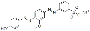 CAS#: 68400-29-3， Sodium 3-[[4-[(4-Hydroxyphenyl)Azo]-3-Methoxyphenyl]Azo]Benzenesulphonate