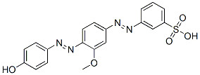 CAS#: 68400-41-9， 3-[[4-[(4-Hydroxyphenyl)Azo]-3-Methoxyphenyl]Azo]Benzenesulphonic Acid