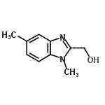 structure of CAS# 68426-72-2, (1,5-Dimethyl-1H-benzimidazol-2-yl)methanol;(1,5-dimethyl-1H-benzimidazol-2-yl)methanol;(1,5-dimethyl-1H-benzo[d]imidazol-2-yl)methanol;MFCD08691905