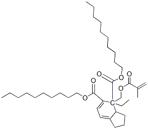 CAS#: 68443-43-6， Didecyl 2-Ethyl-2-[[(2-Methyl-1-Oxoallyl)Oxy]Methyl]Propane-1,3-Diyl phthalate