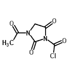 CAS#: 68471-53-4， 3-Acetyl-2,5-dioxo-1-imidazolidinecarbonyl chloride