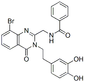 CAS#: 68501-56-4， N-[[8-Bromo-3-[2-(3,4-Dihydroxyphenyl)Ethyl]-3,4-Dihydro-4-Oxoquinazolin-2-Yl]Methyl]Benzamide