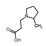 CAS 登录号：685083-20-9， 3-(2-甲基-1-吡咯烷基)丙酸