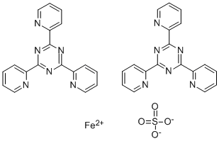 CAS#: 68510-43-0， Bis(2,4,6-tri(2-pyridyl)-1,3,5-triazine)-Ferrous Sulfate