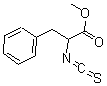 结构式 CAS# 68521-58-4, alpha-硫氰酸基-苯丙酸甲酯