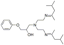 CAS#: 68541-07-1, 1-(Bis(2-(1,3-Dimethylbutylideneamino)Ethyl)Amino)-3-Phenoxypropan-2-Ol