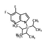 CAS#: 685513-89-7， 4,5-Difluoro-1-(triisopropylsilyl)-1H-pyrrolo[2,3-b]pyridine