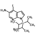 CAS#: 685513-93-3， 4-Fluoro-1-(triisopropylsilyl)-1H-pyrrolo[2,3-b]pyridin-5-amine