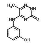 CAS#: 685551-56-8， 5-[(3-Hydroxyphenyl)amino]-6-methyl-1,2,4-triazin-3(2H)-one