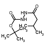 CAS#: 685827-85-4， 2-Methyl-2-propanyl 2-(3-methylbutanoyl)hydrazinecarboxylate
