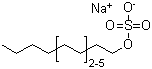 CAS#: 68585-47-7， Sulfuric Acid Mono-C10-16-Alkyl Esters Sodium Salts