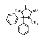 CAS#: 6859-11-6， 1-Methyl-5,5-Diphenyl-2,4-Imidazolidinedione
