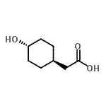 CAS#: 68592-23-4， (trans-4-Hydroxycyclohexyl)acetic acid