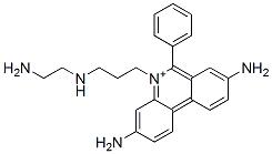 CAS#: 68613-51-4， 3,8-Diamino-5-(3-((2-Aminoethyl)Amino)Propyl)-6-Phenyl-Phenanthridinium