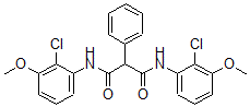 CAS#: 686277-21-4， N1,N3-Bis(2-Chloro-3-Methoxyphenyl)-2-Phenyl-Propanediamide
