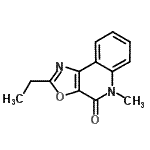 CAS#: 686279-40-3， 2-Ethyl-5-methyl[1,3]oxazolo[5,4-c]quinolin-4(5H)-one