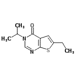 CAS#: 686334-21-4， 6-Ethyl-3-isopropylthieno[2,3-d]pyrimidin-4(3H)-one