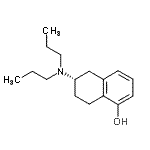 CAS 登录号:68643-08-3, (6S)-6-(二丙基氨基)-5,6,7,8-四氢-1-萘酚