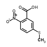 CAS 登录号：68701-32-6， 5-(甲硫基)-2-硝基苯甲酸