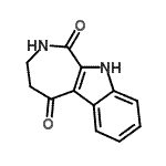 CAS#: 68724-84-5， 3,4-Dihydroazepino[3,4-b]indole-1,5(2H,10H)-dione