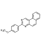 CAS#: 68725-85-9， 3-(4-Methoxyphenyl)benzo[f]quinazoline