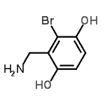 CAS 登录号：687607-67-6， 2-(氨基甲基)-3-溴-1,4-苯二酚