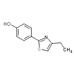 CAS#: 687621-86-9， 4-(4-Ethyl-1,3-thiazol-2-yl)phenol