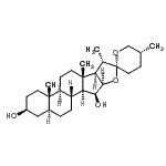 CAS#: 6877-35-6， (3beta,5alpha,15beta,25R)-Spirostan-3,15-Diol