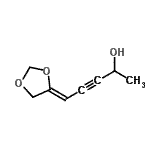 CAS#: 6880-15-5， (5Z)-5-(1,3-Dioxolan-4-Ylidene)-3-Pentyn-2-Ol