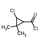 CAS#: 68803-98-5， 3-Chloro-2,2-dimethylcyclopropanecarbonyl chloride