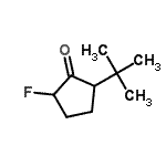 CAS#: 688041-08-9， 2-Fluoro-5-(2-methyl-2-propanyl)cyclopentanone