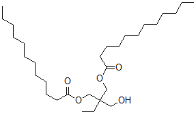 CAS#: 68849-44-5， Dodecanoic Acid 1,1'-[2-Ethyl-2-(Hydroxymethyl)-1,3-Propanediyl] Ester