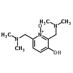 CAS#: 688728-28-1， 2,6-Bis[(dimethylamino)methyl]-3-pyridinol 1-oxide