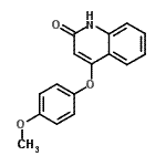 CAS#: 68903-83-3， 4-(4-Methoxyphenoxy)-2(1H)-quinolinone