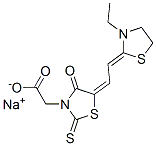 CAS#: 68921-74-4， Sodium 5-[(3-Ethylthiazolidin-2-Ylidene)Ethylidene]-4-Oxo-2-Thioxothiazolidin-3-Acetate