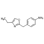 CAS#: 689251-67-0， 4-[(4-Ethyl-1,3-oxazol-2-yl)methyl]aniline